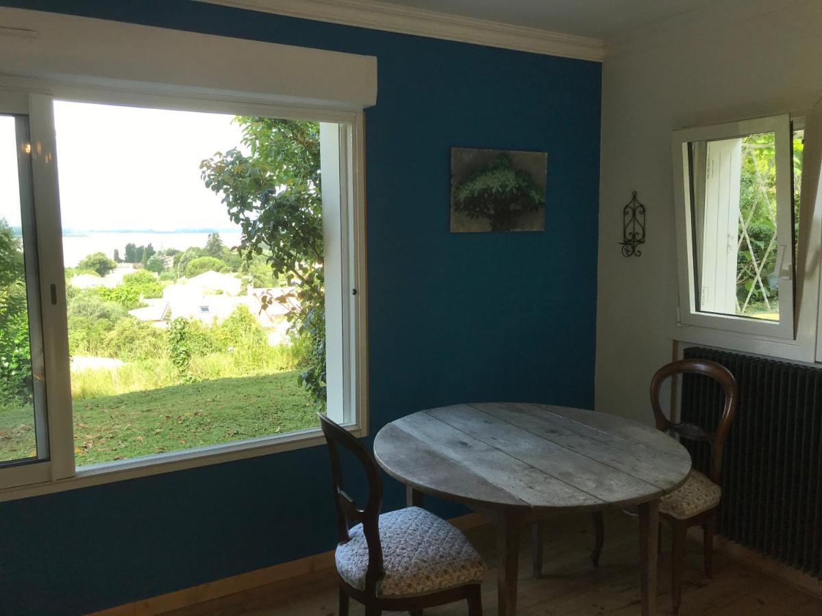 Appartement Avec Vue Panoramique Sur L'Estuaire De La Gironde Plassac  Kültér fotó